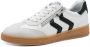 Marco Tozzi Plateausneakers vrijetijdsschoen lage schoen veterschoen met contrast bies - Thumbnail 3