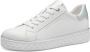 Marco Tozzi Plateausneakers met mooie metallic-details vrijetijdsschoen lage schoen veterschoen - Thumbnail 2