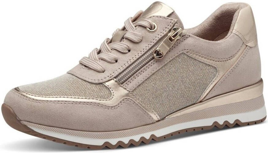 Marco Tozzi MT Vegan Soft Lining + Feel Me removable insole Dames Sneaker DUNE COMB - Foto 4