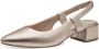 Marco tozzi Slingback Pumps goud Synthetisch - Thumbnail 3