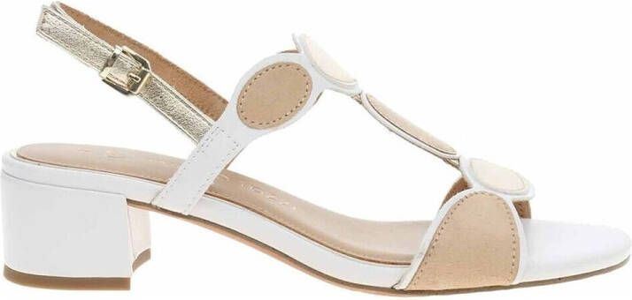 Marco Tozzi Sandaaltjes blokhak bandjessandaal avondschuh met feel me-uitrusting - Foto 3