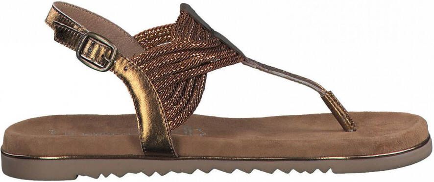 Marco Tozzi Dames Sandaal 2 2 28128 26 938 metallic F breedte