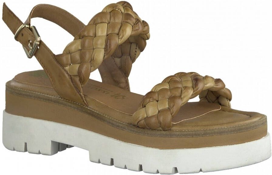 Marco tozzi Sandaaltje in een harmonieuze kleurencombinatie Cognac - Foto 4