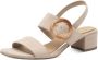 Marco Tozzi Dames Sandalette 28202-404 Lichtbeige - Thumbnail 2