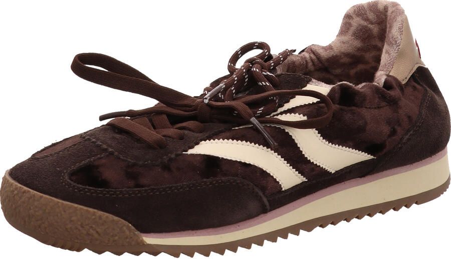 MRP Lage Sneakers Dames Utah Textiel Bruin - Foto 13