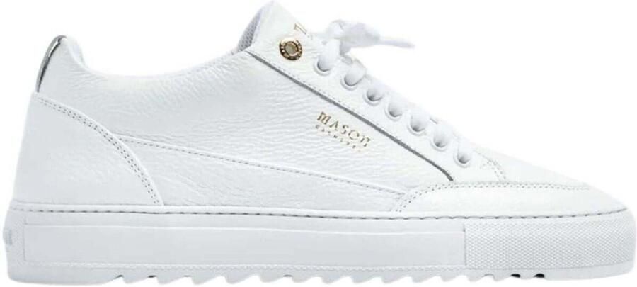 Mason Garments Sneakers Heren Tia Maat: 45 Materiaal: Leer Kleur: Wit - Foto 3