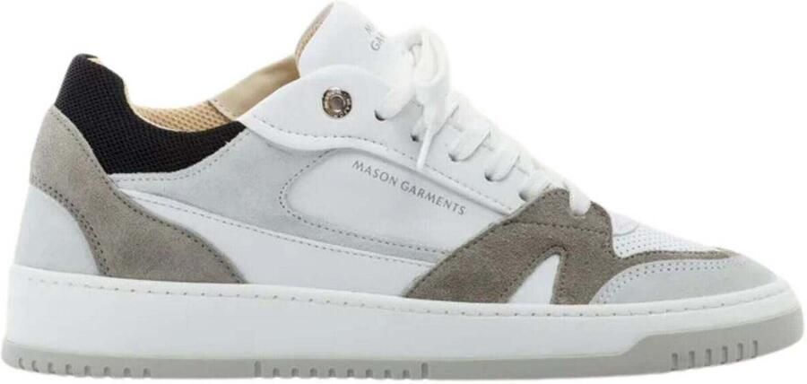 Mason Garments Lage Sneakers Heren Matera Primo Maat: 42 Materiaal: Leer Kleur: Wit - Foto 2