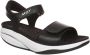 MBT MALIA 2 W BLACK 703255-03I Zwarte dames sandalen wijdte G - Thumbnail 2