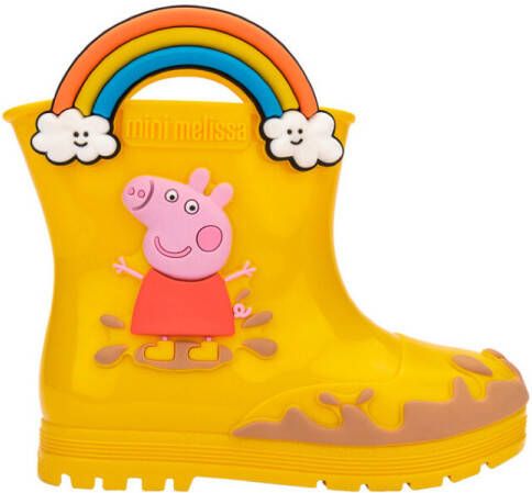 Melissa Laarzen MINI Welly + Peppa Pig Baby Boots Yellow Beige