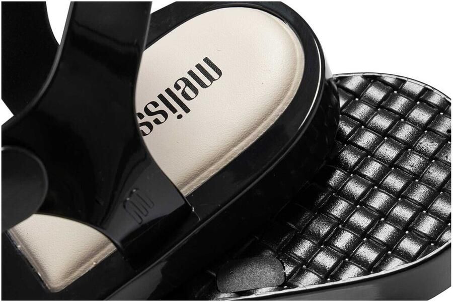 Melissa Zwarte Basket Sandalen Black Dames - Foto 2