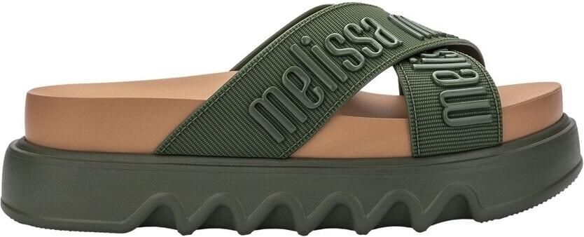 Melissa Sandalen met sleehak Cross M Lover Platform Green Beige