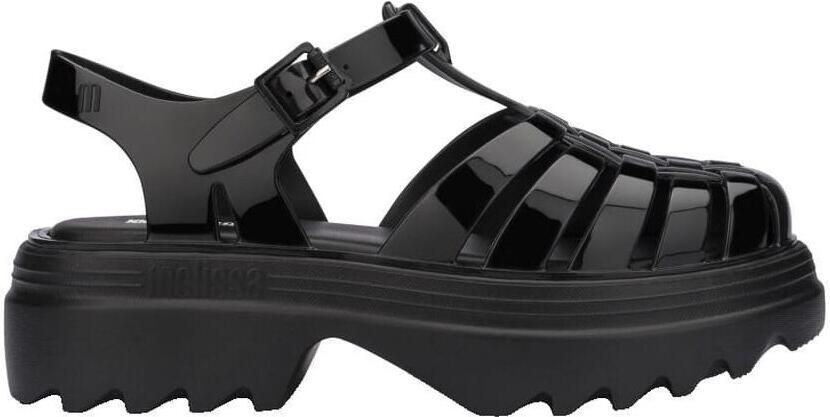 Melissa Sandalen met sleehak Possession Platform Black