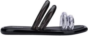 Melissa Sandalen Airbubble Slide Black Clear