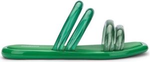 Melissa Sandalen Airbubble Slide Green Transp Green