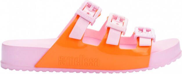 Melissa Sandalen Cozy Stripes Pink Orange