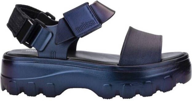 Melissa Sandalen Kick Off Sandal Metallic Blue Chameleon