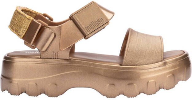 Melissa Sandalen Kick Off Sandal Metallic Gold