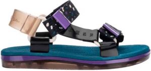 Melissa Sandalen Papete+Rider Blue Purple Beige