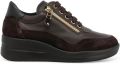 Melluso Lage Sneakers R25655Q-264153 - Bruin