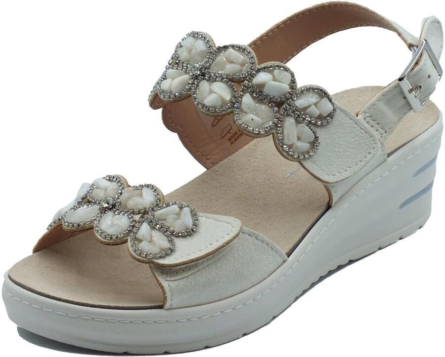 Melluso Sandalen met sleehak 019267