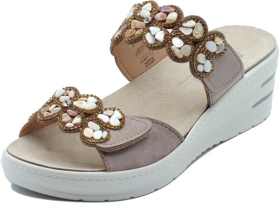 Melluso Sandalen met sleehak 019268