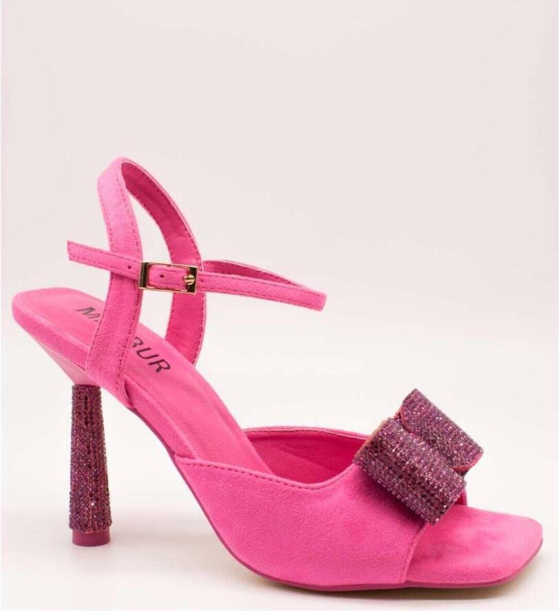 Membur Sandalen met hakken 254420W33 Fucsia