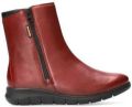 Mephisto Comfortabele leren enkellaars voor dames Red - Rood