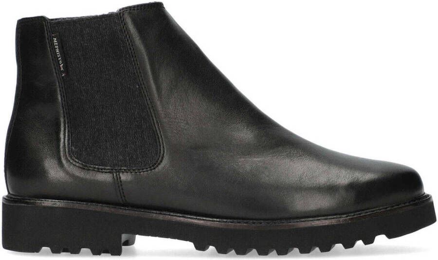 Mephisto Zwarte Leren Enkellaarzen voor Dames - Foto 2