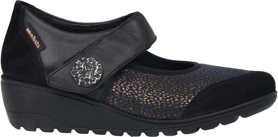 Mephisto Wijde Pasvorm Zwarte Ballerina Schoenen - Foto 2