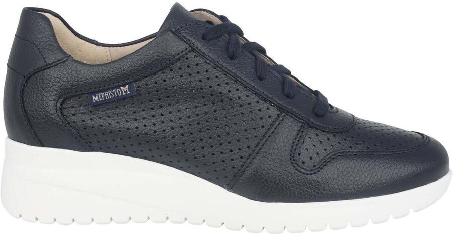Mephisto Blauwe damessneaker comfortabel en stijlvol