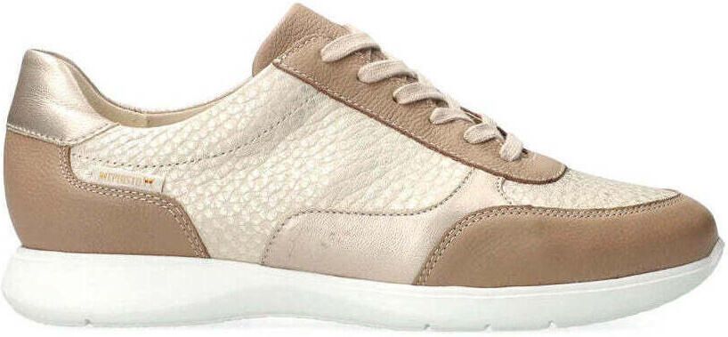 Mephisto Dames Veterschoenen Mendy Ceylan Taupe - Foto 2