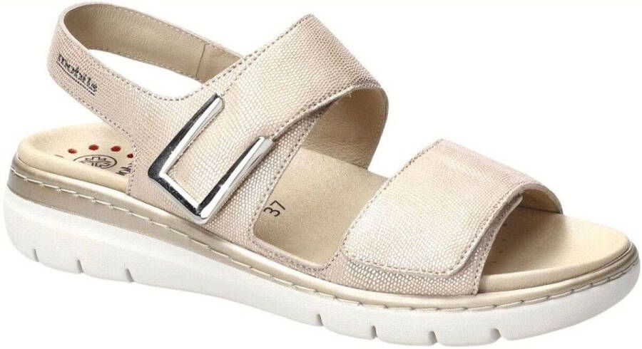 Mephisto Mobils Lalia Leren Dames Sandalen Goud - Foto 2