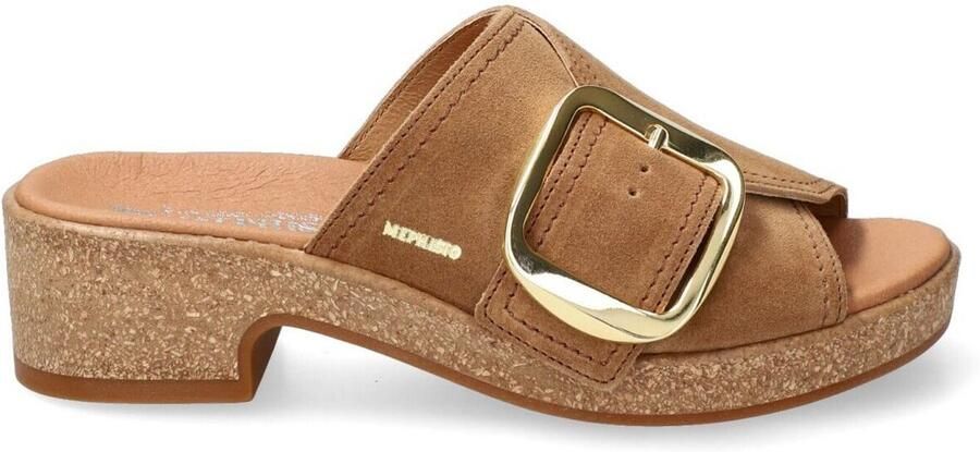 Mephisto FOLINE~VELSPORT~~~~~~~~~~~~~~~ Dames slippers Cognac - Foto 3