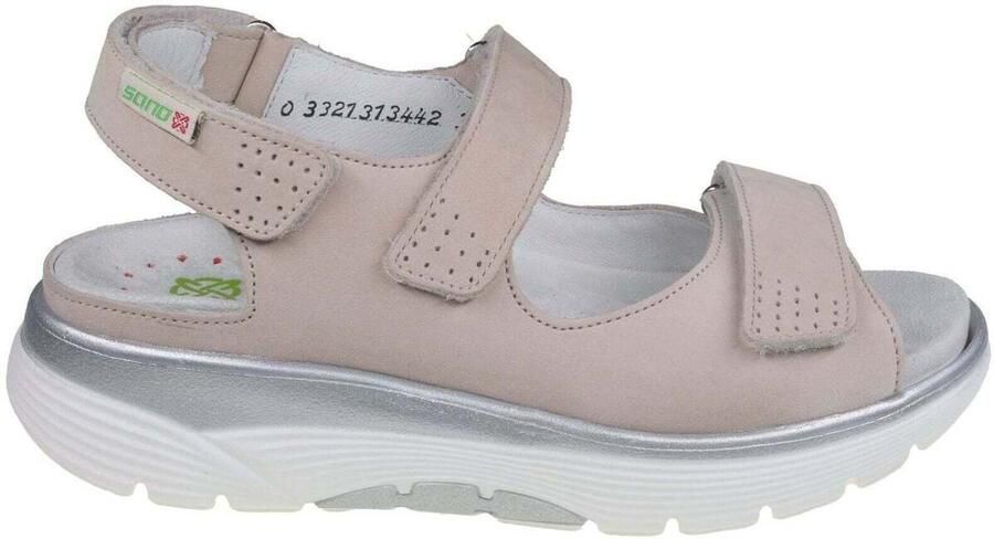 Mephisto Comfortabele brede pasvorm wandelsandaal beige - Foto 2