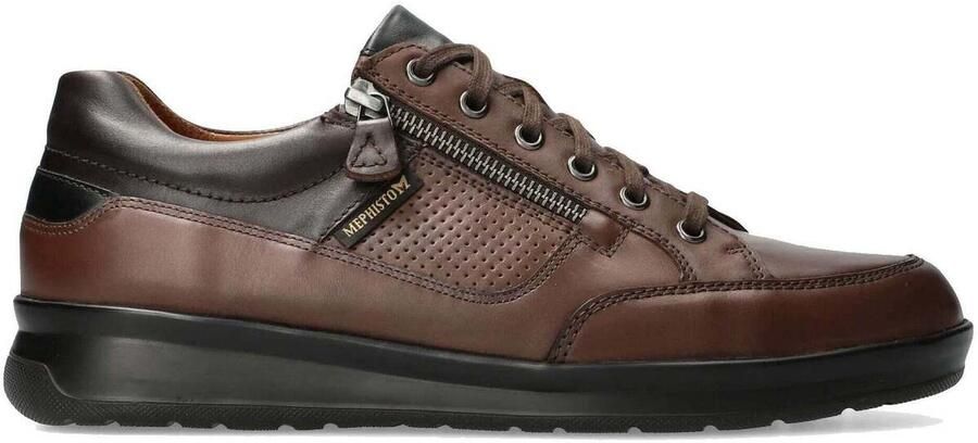 Mephisto Lucca heren sneaker Bruin