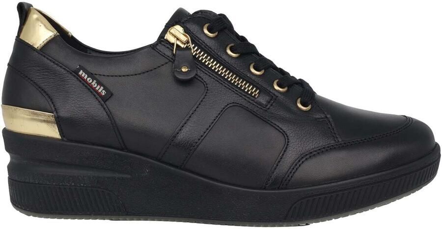 Mephisto Wide Fit Dames Sneakers Zwart - Foto 2