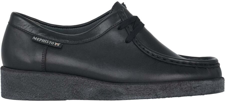 Mephisto Stijlvolle Veterschoen voor Dames Black Dames