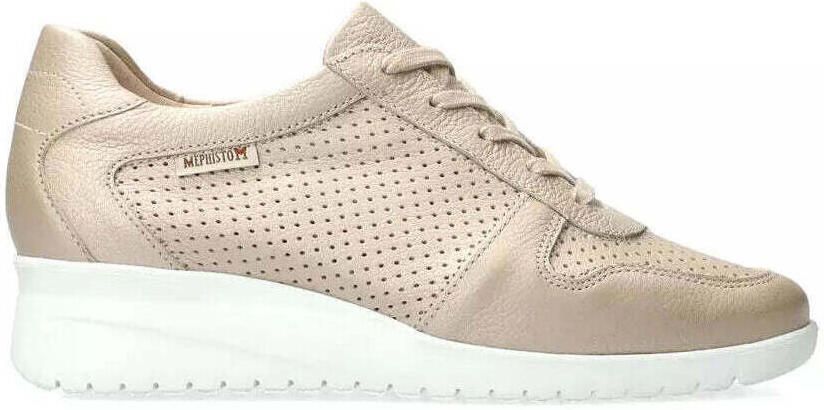 Mephisto Isa Perf dames veterschoen beige