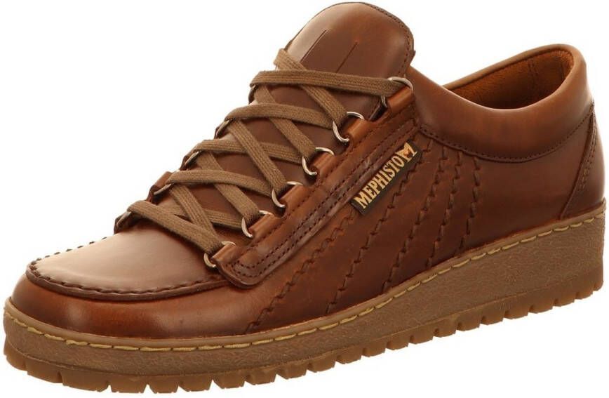 Mephisto RAINBOW HERITAGE Volwassenen Heren sneakersVrije tijdsschoenen Kleur: Cognac - Foto 5
