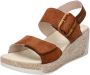 Mephisto GIULIA~VELCALF~~~~~~~~~~~~~~~~ Sandalen met hakDames Sandalen Cognac - Thumbnail 2