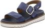 Mephisto BELONA~VELCALF~PREMIUM~~~~~~~~ Sandalen met hakDames Sandalen Blauw - Thumbnail 2