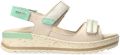 Mephisto Comfortabele brede pasvorm ergonomische sandalen - Taupe