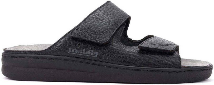 Mephisto Mobils JAMES heren sandaal zwart extra breed - Foto 2
