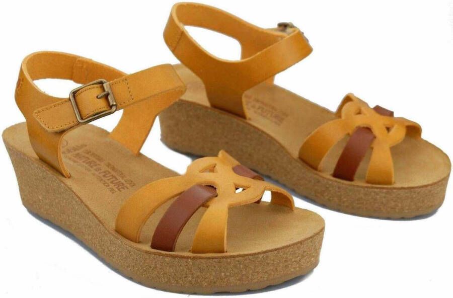 Mephisto Maryline Damessandaal Bruin Leer Extra Breed Brown Dames - Foto 2