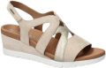 Mephisto Sandalen met sleehak Ynes - Beige