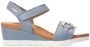 Mephisto Yulia dames sandaal blauw - Thumbnail 7