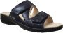 Mephisto Mobils Slipper Geva Donkerblauw Metallic Suède 6½ - Thumbnail 2