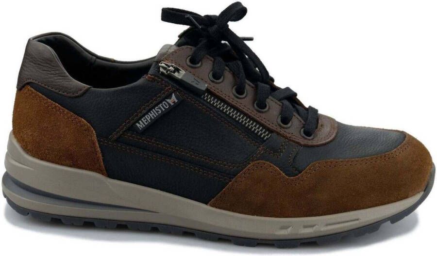 Mephisto Handgemaakte Bradley Sneaker met Soft-Air Middenzool Black Heren - Foto 2