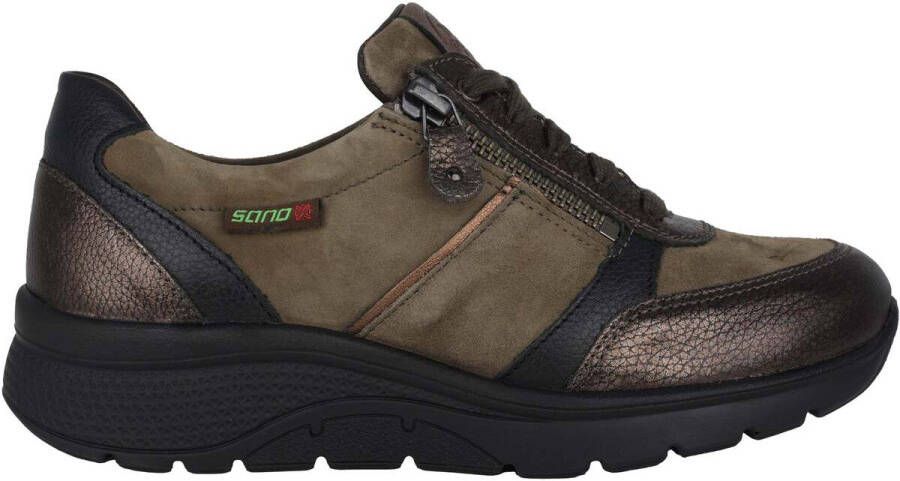 Mephisto Sano Izae dames rollende wandelsneaker bruin - Foto 2