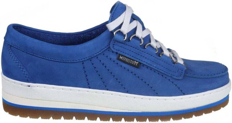 Mephisto Super lady dames veterschoen blauw - Foto 3